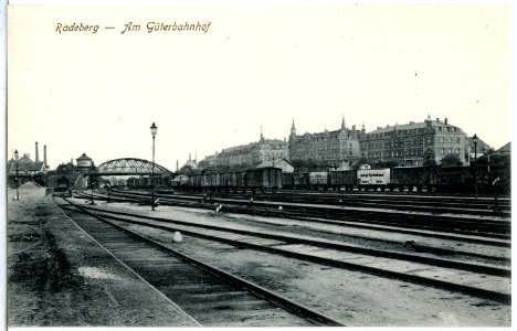 15019-Radeberg-1912-Güterbahnhof-Brück & Sohn Kunstverlag