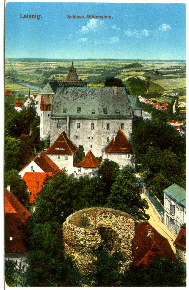 15074-Leisnig-1912-Schloß Mildenstein-Brück & Sohn Kunstverlag