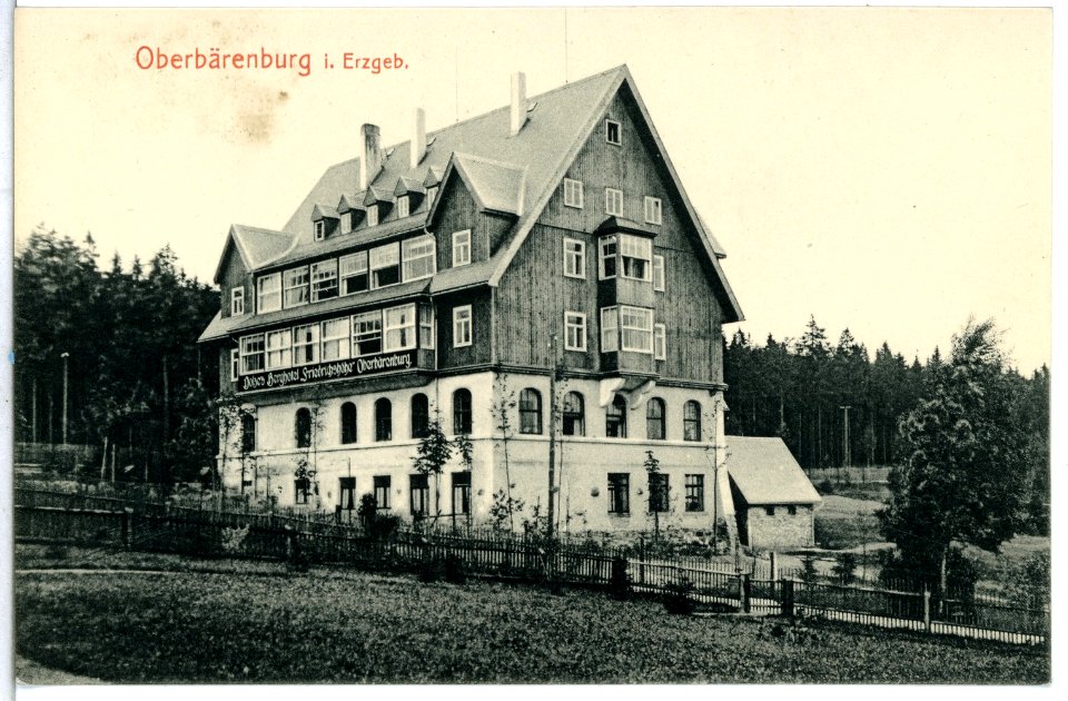 14287-Oberbärenburg-1912-Berghotel Friedrichshöhe-Brück & Sohn Kunstverlag