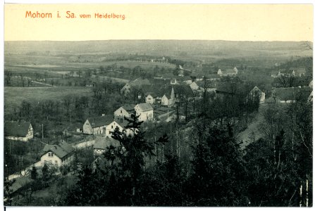 15491-Mohorn-1913-Blick auf Mohorn vom Heidelberg-Brück & Sohn Kunstverlag