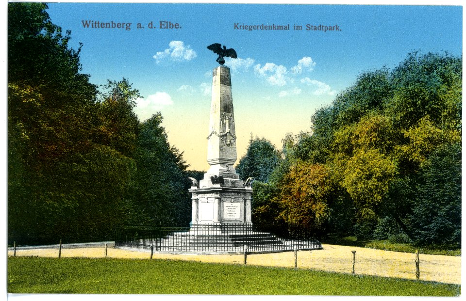15598-Wittenberg-1913-Kriegerdenkmal-Brück & Sohn Kunstverlag