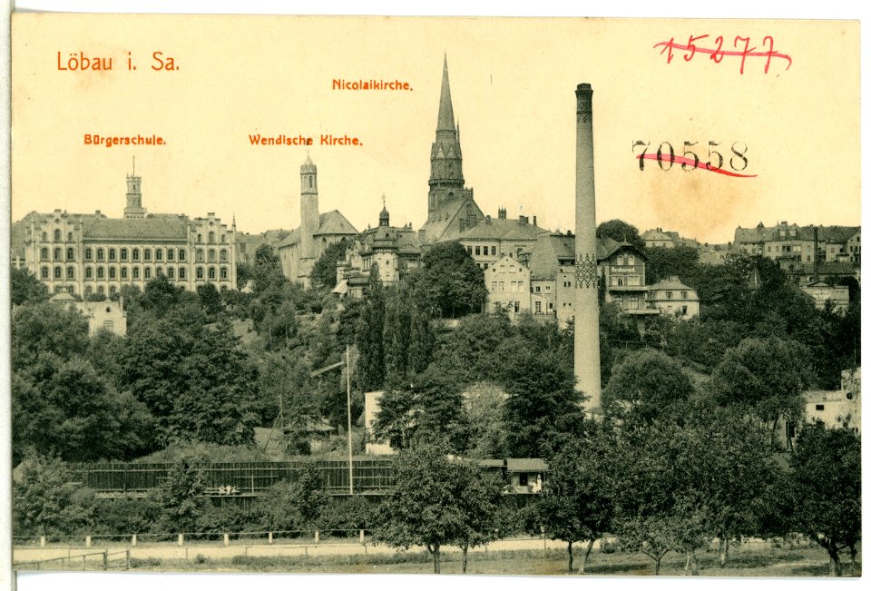 15189-Löbau-1912-Blick auf Löbau-Brück & Sohn Kunstverlag
