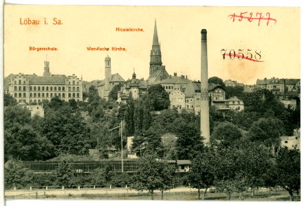 15189-Löbau-1912-Blick auf Löbau-Brück & Sohn Kunstverlag