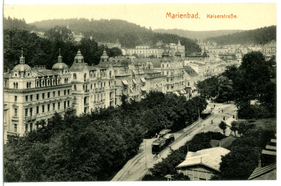 15265-Marienbad-1912-Kaiserstraße-Brück & Sohn Kunstverlag