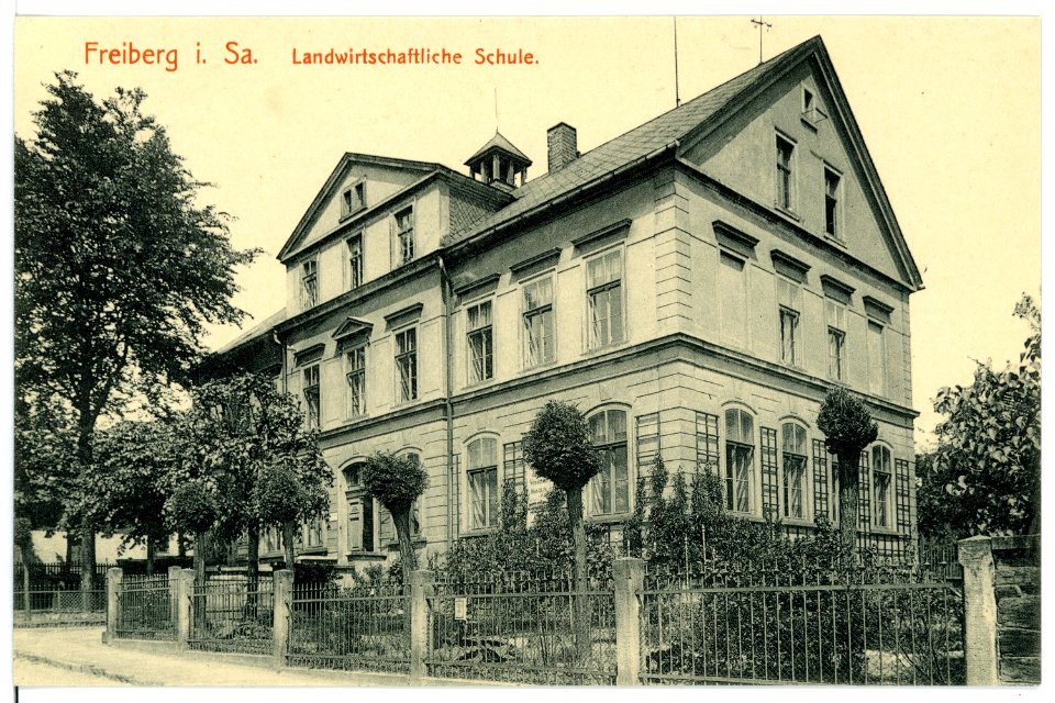 15745-Freiberg-1913-Landwirtschaftsschule-Brück & Sohn Kunstverlag
