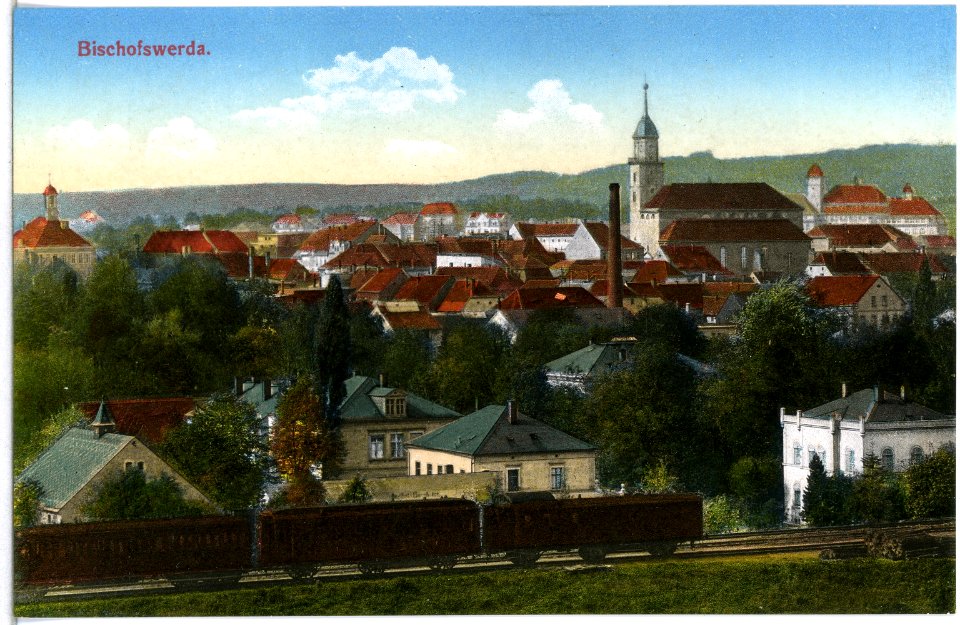 15112-Bischofswerda-1912-Blick auf Bischofswerda-Brück & Sohn Kunstverlag