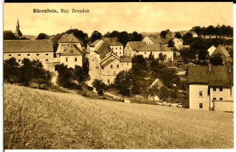 14263-Bärenstein-1912-Blick auf Bärenstein-Brück & Sohn Kunstverlag