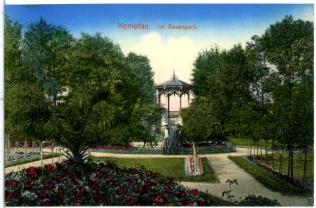 14327-Komotau-1912-Rosenpark-Brück & Sohn Kunstverlag