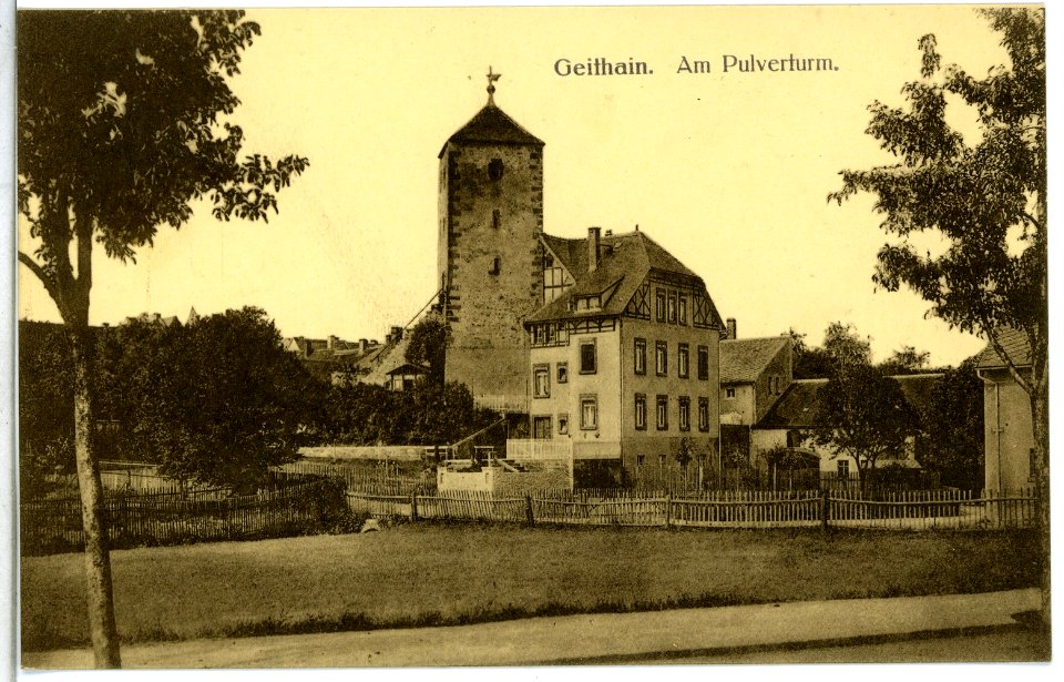 15016-Geithain-1912-Der Pulverturm-Brück & Sohn Kunstverlag