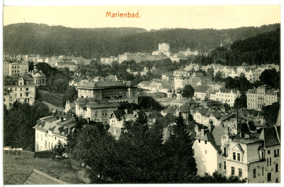15264-Marienbad-1912-Blick auf Marienbad-Brück & Sohn Kunstverlag