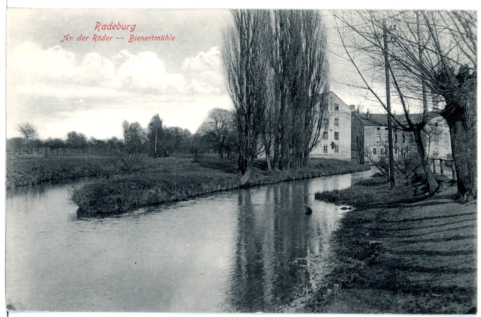 15648-Radeburg-1913-an der Röder - Bienertmühle-Brück & Sohn Kunstverlag