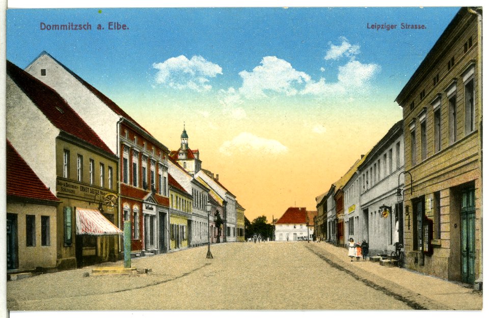 15158-Dommitzsch-1912-Leipziger Straße-Brück & Sohn Kunstverlag