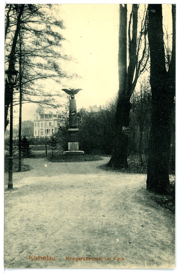 15577-Komotau-1913-Kriegerdenkmal-Brück & Sohn Kunstverlag