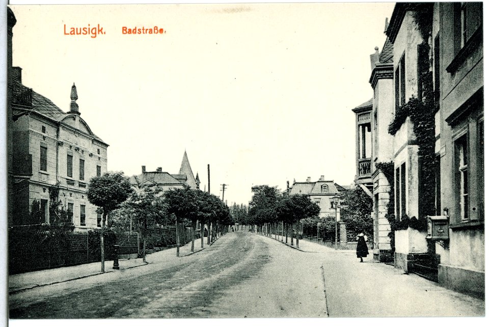 15125-Lausigk-1912-Badstraße-Brück & Sohn Kunstverlag