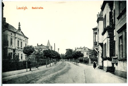 15125-Lausigk-1912-Badstraße-Brück & Sohn Kunstverlag