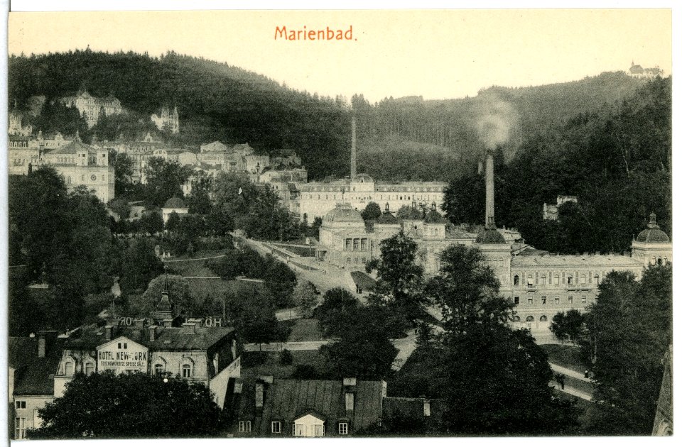 15261-Marienbad-1912-Blick auf Marienbad-Brück & Sohn Kunstverlag