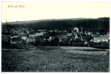15999-Flöha-1913-Blick auf Flöha-Brück & Sohn Kunstverlag