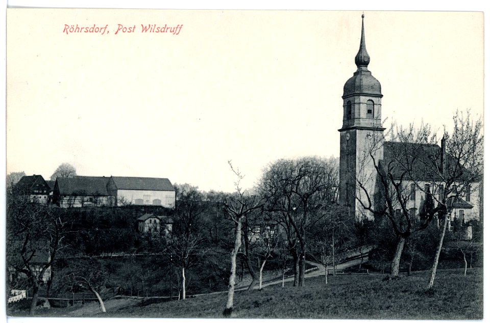 15660-Röhrsdorf-1913-Kirche-Brück & Sohn Kunstverlag