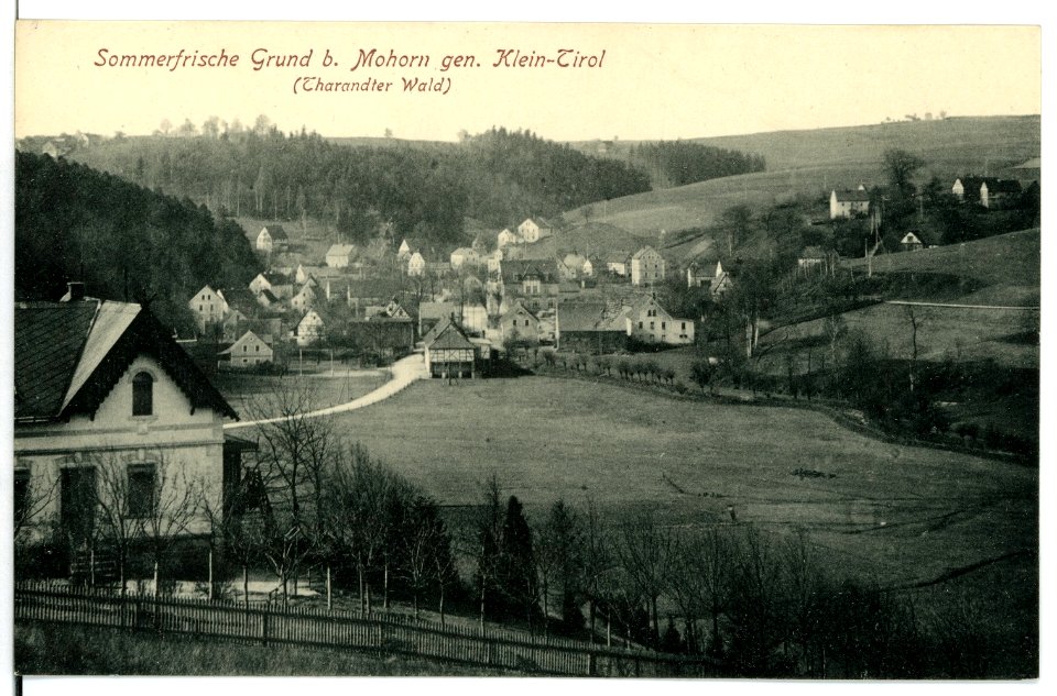 15713-Grund-Mohorn-1913-Blick auf Grund-Mohorn-Brück & Sohn Kunstverlag