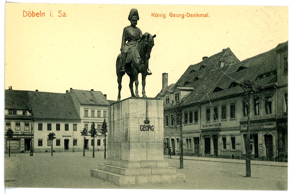 15752-Döbeln-1913-König-Georg-Denkmal-Brück & Sohn Kunstverlag