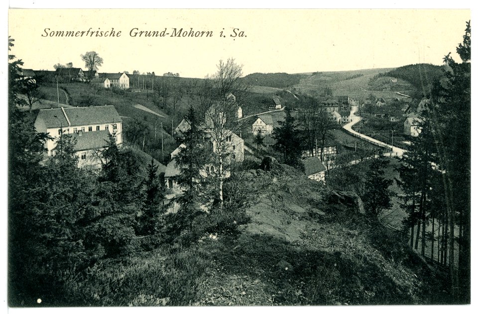 15717-Grund-Mohorn-1913-Blick auf Grund-Mohorn-Brück & Sohn Kunstverlag
