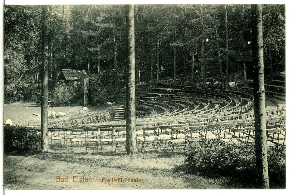 15237-Bad Elster-1912-Freilicht - Theater-Brück & Sohn Kunstverlag