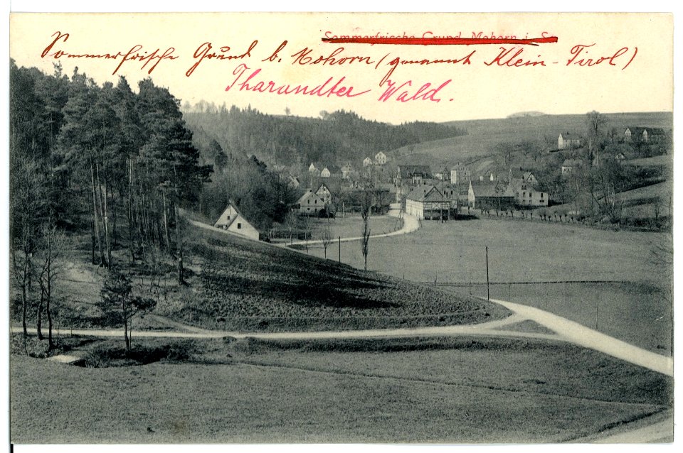 15716-Grund-Mohorn-1913-Blick auf Grund-Mohorn-Brück & Sohn Kunstverlag