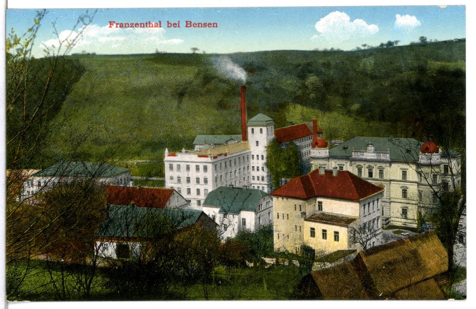 14504-Franzental-1912-Blick auf Franzental bei Bensen-Brück & Sohn Kunstverlag