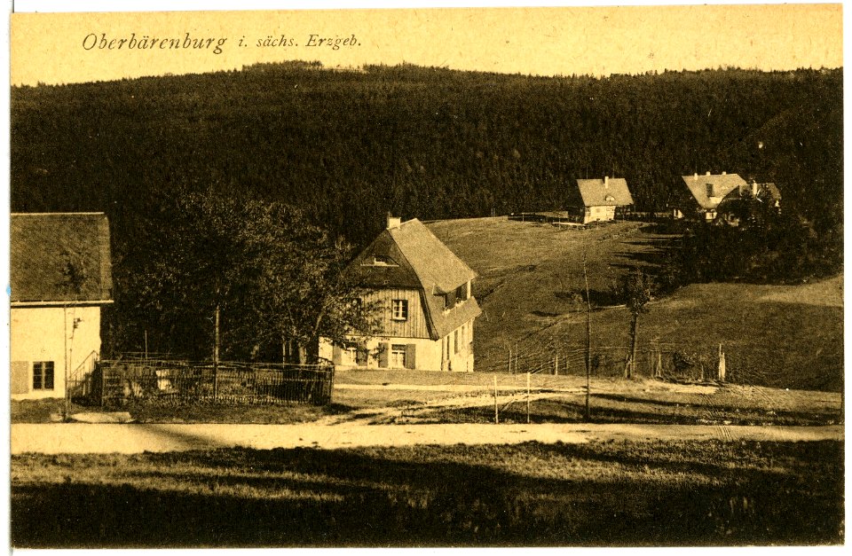 14183-Oberbärenburg-1912-Blick auf Oberbärenburg-Brück & Sohn Kunstverlag