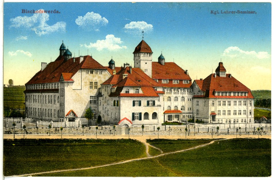14697-Bischofswerda-1912-Lehrerseminar-Brück & Sohn Kunstverlag