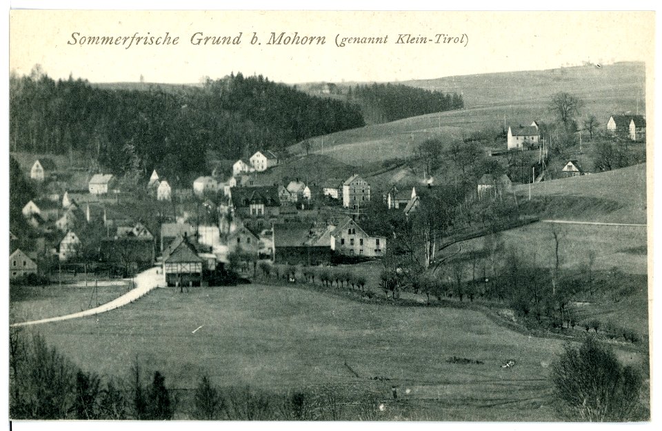15720-Grund-Mohorn-1913-Blick auf Grund-Mohorn-Brück & Sohn Kunstverlag