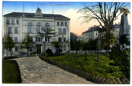 15639-Limbach-1913-I. Bürgerschule-Brück & Sohn Kunstverlag