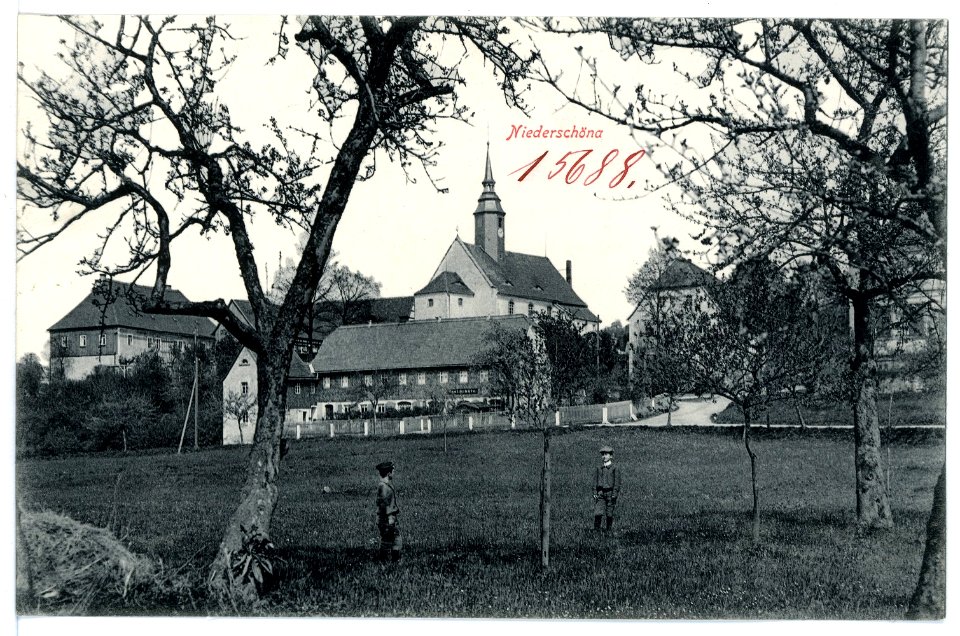 15688-Niederschöna-1913-Dorf-Brück & Sohn Kunstverlag