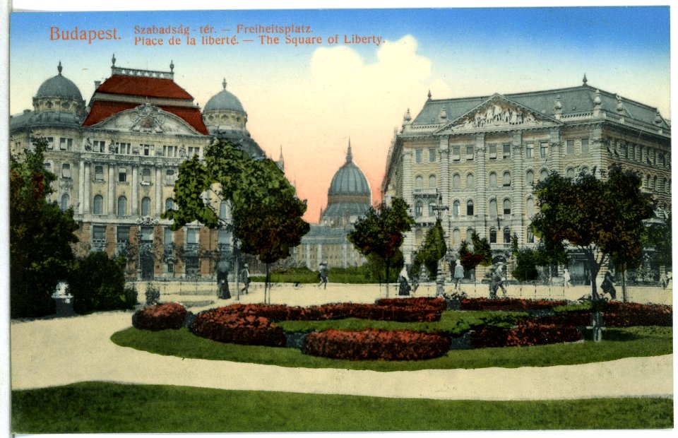 14208-Budapest-1912-Freiheitsplatz-Brück & Sohn Kunstverlag