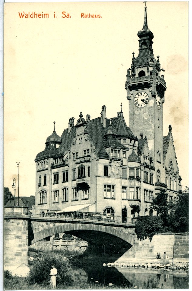 14265-Waldheim-1912-Rathaus-Brück & Sohn Kunstverlag