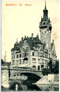 14265-Waldheim-1912-Rathaus-Brück & Sohn Kunstverlag