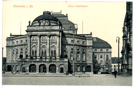 15612-Chemnitz-1913-Neues Stadttheater-Brück & Sohn Kunstverlag
