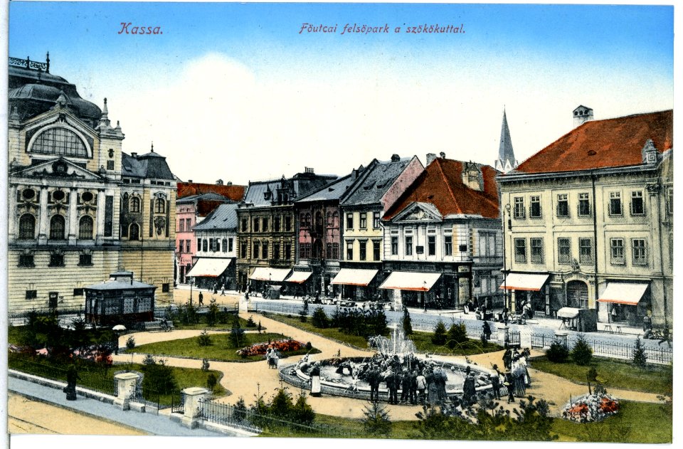 14608-Kassa-1912-Föutcai felsöpark a szökökuttal-Brück & Sohn Kunstverlag