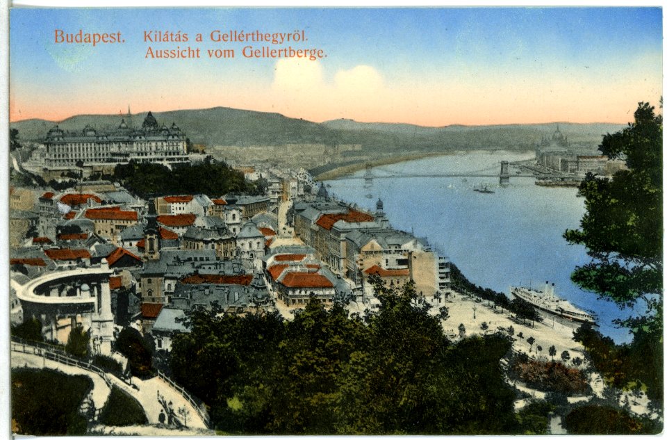 14202-Budapest-1912-Aussicht vom Gellertberge-Brück & Sohn Kunstverlag