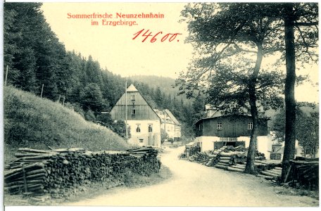 14600-Neunzehnhain-1912-Dorfstraße-Brück & Sohn Kunstverlag