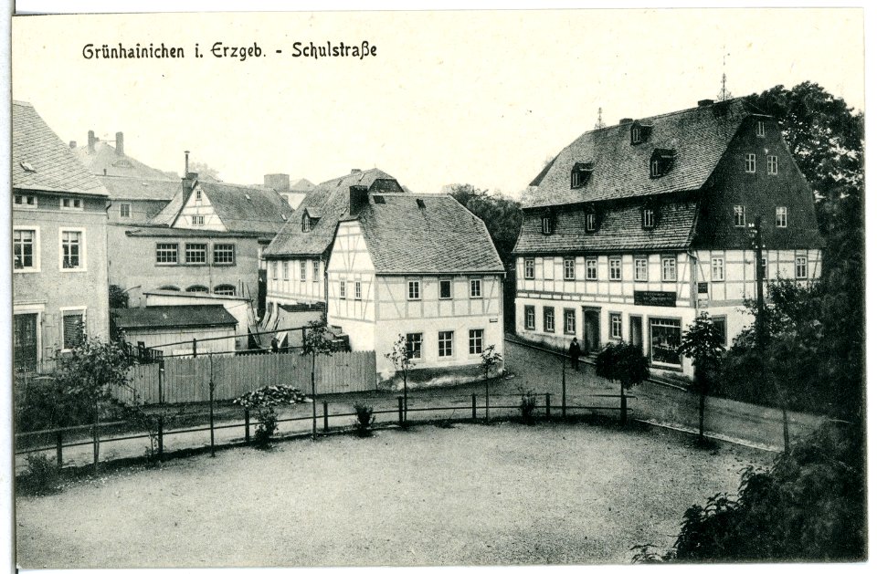 14472-Grünhainichen-1912-Schulstraße-Brück & Sohn Kunstverlag
