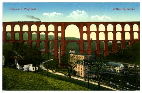 15508-Göltzschtal-1913-Göltzschtalbrücke-Brück & Sohn Kunstverlag