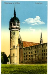15599-Wittenberg-1913-Lutherkirche-Brück & Sohn Kunstverlag