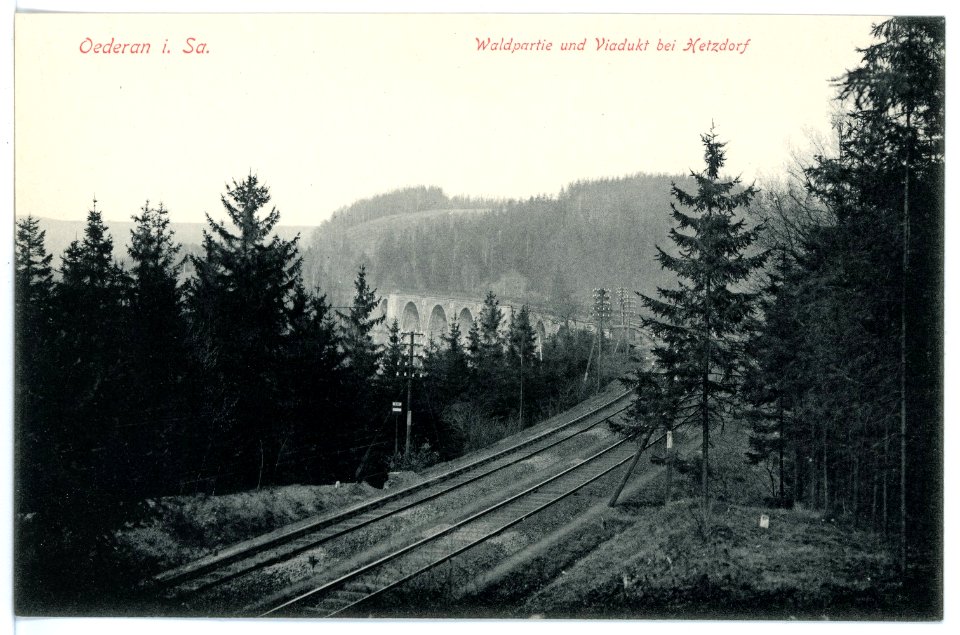 15621-Oederan-1913-Viadukt bei Hetzdorf-Brück & Sohn Kunstverlag