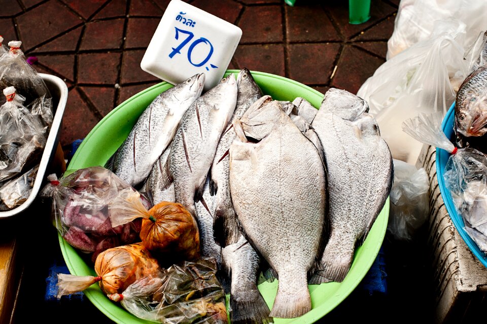 Market price tag meat