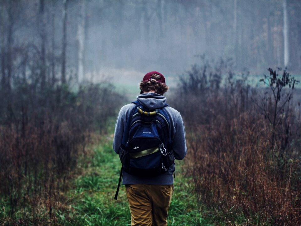 Lifestyle hat backpack photo