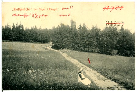 11127-Geyer-1910-Waltershöhe zwischen Geyer und Ehrenfriedersdorf-Brück & Sohn Kunstverlag