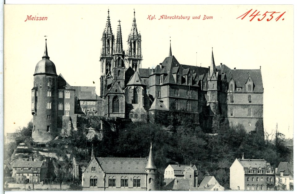 14551-Meißen-1912-Albrechtsburg und Dom-Brück & Sohn Kunstverlag