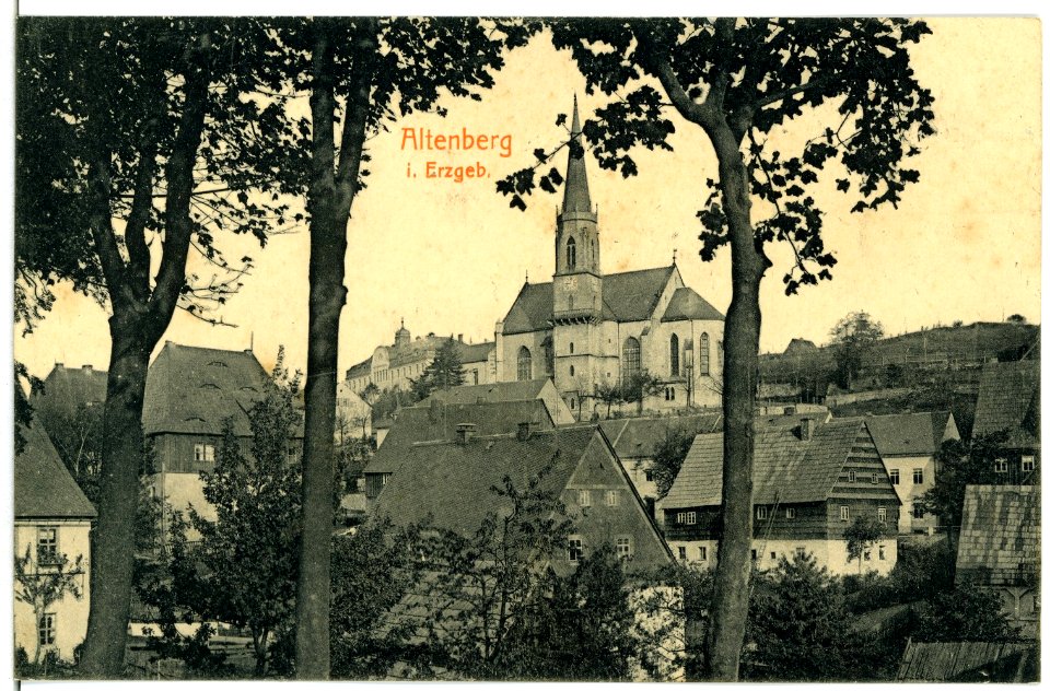 10542-Altenberg-1908-Blick auf Altenberg-Brück & Sohn Kunstverlag