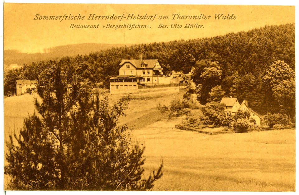 14817-Herrndorf-Hetzdorf-1912-Bergschlößchen-Brück & Sohn Kunstverlag